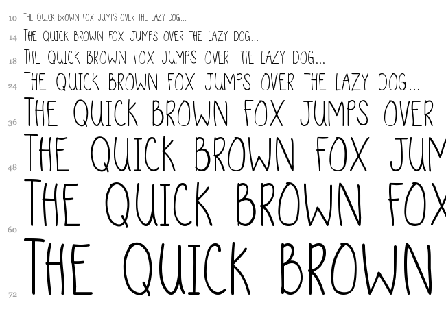 DJB Sand Shoes and a Fez font waterfall